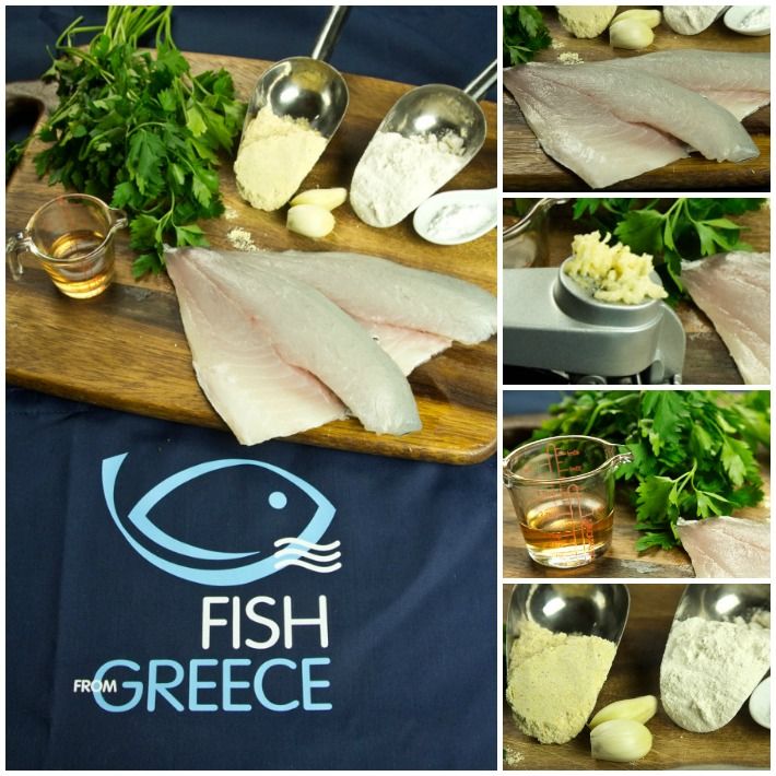 Φιλέτα τσιπούρας τηγανιτά σε νόστιμο αρωματικό κουρκούτι
