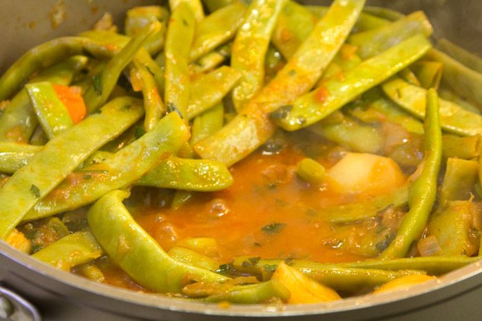 φρέσκα φασολάκια λαδερα γιαχνη
