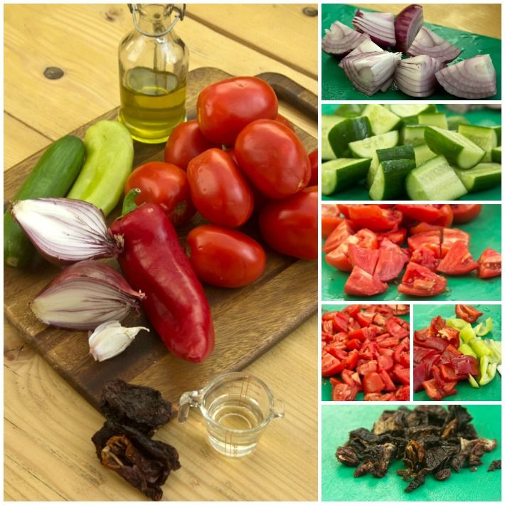 Γκασπάτσο κρύα σούπα ντομάτας για το καλοκαίρι